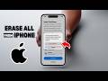 How To Erase and Reset iPhone (2026)