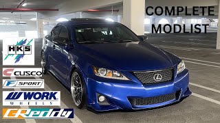 UPDATE VIDEO ! LEXUS IS COMPLETE BUILD WALKAROUND !