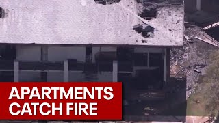 'Minor explosions' reported at apartment fire in Tempe