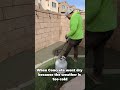 drying concrete