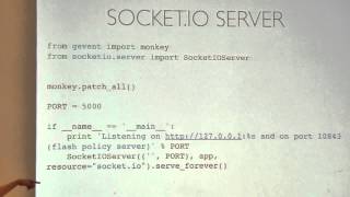 Real-time Apps with GEVENT-SOCKETIO by Calvin Cheng | PyCon SG 2013