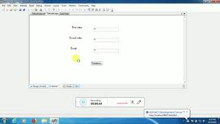Arithmetic operation in ASP.NET Visual studio 2005 using VB coding