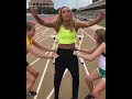 us olympian lolo jones morning exercise 🏅🏆