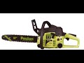 poulan p3314 review start up and cut