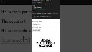 ReactJS Callback - Call Child Method From Parent #programming #javascript #tutorial #reactjs