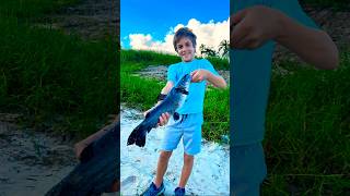 Bass Bashin Jr #backflip #funny #trend #trending #fishing #catfish #florida #awesome #kids #awesome