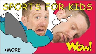 Sports for Kids | Magic Stories from Steve and Maggie | Wow English TV
