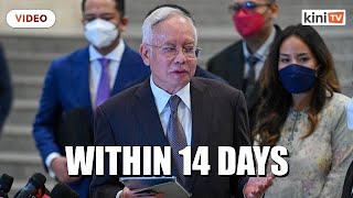 Lawyer: Najib has to file for pardon within 14 days or he will lose status as MP