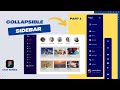 How to Create Interactive Collapsible Sidebar  in Figma | Uidesign #figmatutorial