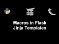 macros in flask jinja templates to reduce repetition