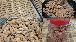 Kue kering POPULER‼️, Bikinnya tanpa TELUR,,,Kue Tambang Balut Gula Putih,