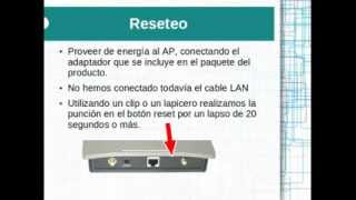 Configurando el Access Point