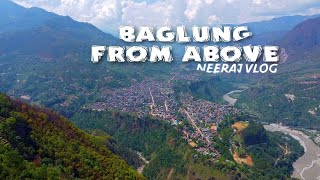 Baglung from above || Drone shot of Baglung || Longest suspension Bridge || Neeraj Vlog||