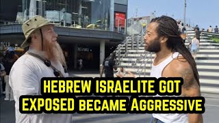 HEBREW ISRAELITE GOT CAUGHT LYING ABOUT QURAN BECAME AGRISSIVE! Yusuf STRATFORD SPEAKERS CORNER