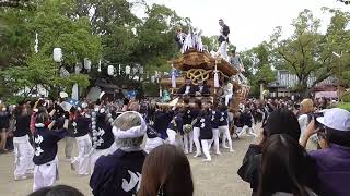 令和5年10月14日 山本だんじり 陶荒田神社 宮出