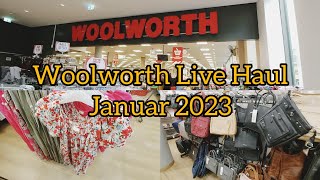 WOOLWORTH Live Haul Shopping / 31 Januar 2023 / Almanyada Market alışverişi