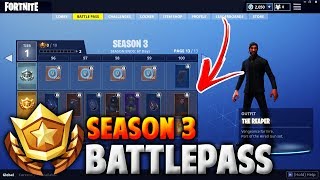 fortnite season 3 battle pass new season 3 fortnite items 100 tier - pass saison 3 fortnite