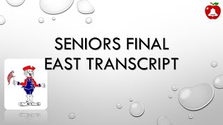 Seniors Final Transcript