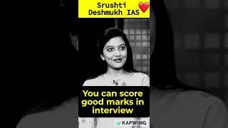 interview preparation ~Srushti deshmukh IAS - 05 #upsc #ias