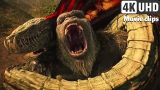 Godzilla vs. Kong (2021) - Kong vs. Warbat Scene #3 | MovieClips