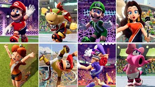 Mario Strikers: Battle League - All Character Goal \u0026 Victory Celebrations (DLC Included)