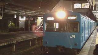 阪和線103系区間快速日根野行き　鳳駅発車　2