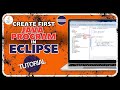How to create first java program in eclipse | Java tutorial