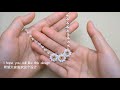 beaded white flower pendant necklace with gold u0026 white seed beads. how to make beaded necklace花形串珠项链