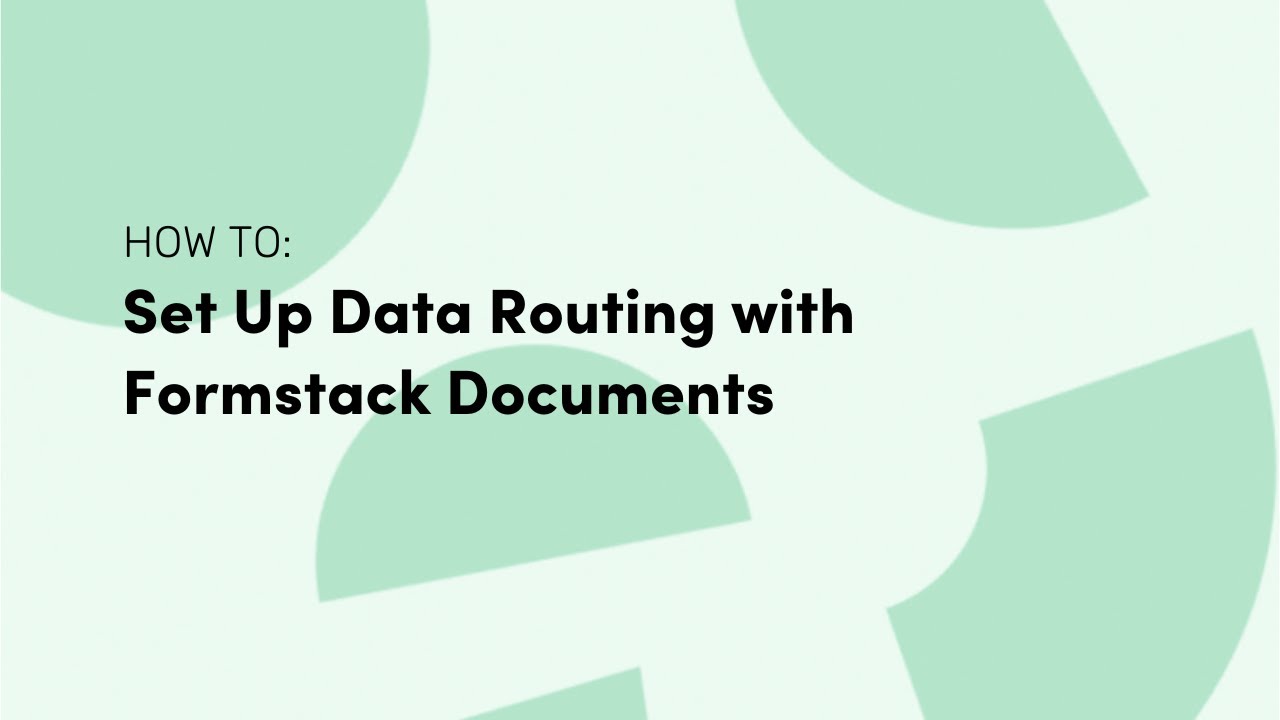 Formstack Data Routing At Inez Woodford Blog