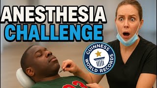 Anesthesia World Record Challenge Compilation 😂