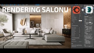 Fotorealistyczna wizualizacja salonu - 3ds Max