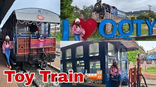 Toy Train  ಟಿಕೆಟ್ ಮಿಸ್ ಆಗಿ Extra Amount  ಕೊಟ್ಟಿ ಹೊದ್ವಿ...🙄🚂 #toytrain #ootytravel #viralvideo