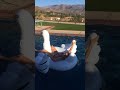 my sister big swan pool toy u0026 my dorky laugh lol