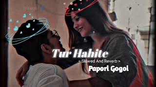 Tur Hahite [ Slowed And Reverb ] | Papori Gogoi | Assamese lofi song @AxomiaLofi