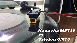 Installing new Nagaoka MP-110 cartridge  and Ortofon OM10 comparison, Turntable oh yeah!!