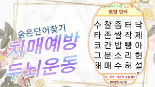 김사범과 퀴즈풀고 치매야 저리가라13 [숨은단어찾기,퀴즈,단어퀴즈,치매예방,기억력강화,치매테스트,집중력강화,두뇌퀴즈]