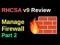 Manage Firewall Part 2 - RHCSA v9 Review