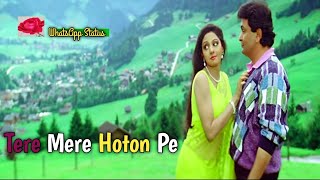 Tere Mere Hoton Pe - Chandni | Sridevi, Rishi Kapoor | Jhankar Full Song |