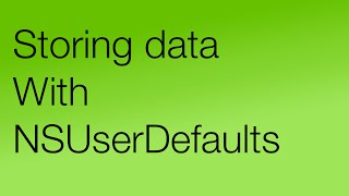 Using NSUserDefaults in Swift