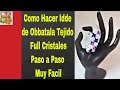 Como Hacer Idde de Obbatala Tejido Full Cristales Paso a Paso Muy Facil