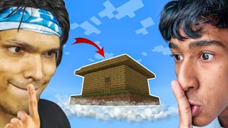 I made Mythpat's secret sky house in Minecraft