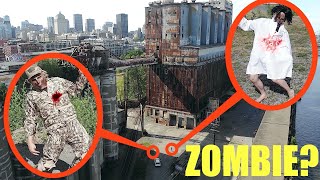 you won't believe what my drone saw in this secret abandoned real life Zombie Apocalypse Ghost City!