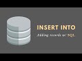 INSERT INTO Statement (SQL) - Adding Records