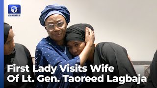 First Lady, Others Visit Wife, Children Of Lt Gen Taoreed Lagbaja