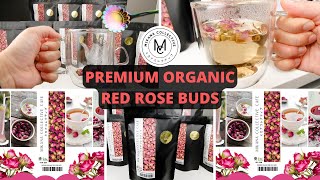 Premium Organic Red Rose Buds - Mikana Collective