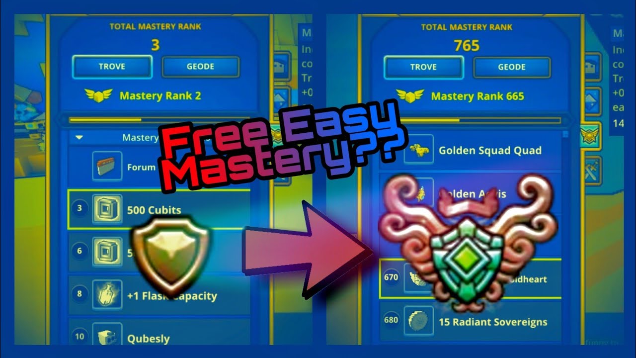 Trove | How To Get Easy Mastery Quick In Trove - YouTube