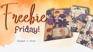 Freebie Friday October 4 and October 11