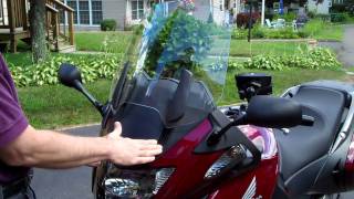 Honda NT700V Windshield Removal