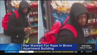 Man wanted for rape inside Bronx apartment building