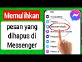 Cara Melihat Pesan Messenger yang Sudah dihapus (2023 Update) | Kembalikan pesan fb yang terhapus